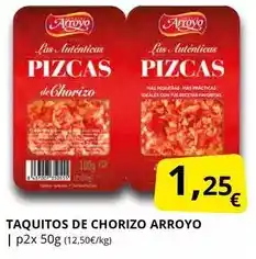 Supermercados MAS Arroyo - taquitos de chorizo oferta