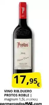 Supermercados MAS Promise - vino rib.duero oferta