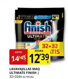 Supermercados MAS Finish - lavavajillas maq ultimate oferta