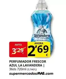 Supermercados MAS Lavandera - perfumador frescor azul oferta