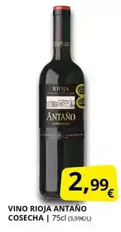 Supermercados MAS De antaño - vino rioja oferta