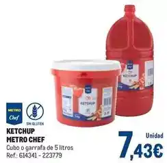 Makro Chef select - ketchup oferta