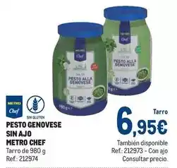 Makro Chef select - pesto genovese sin ajo oferta