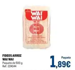 Makro Fideos arroz oferta