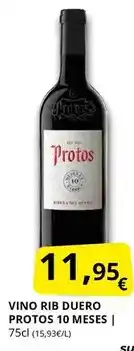 Supermercados MAS Protos - vino rib duero oferta