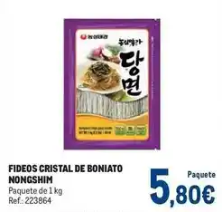 Makro Cristal - fideos de boniato oferta