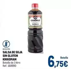 Makro Kikkoman - salsa de soja sin gluten oferta