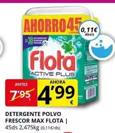 Supermercados MAS Flota - detergente polvo frescor oferta