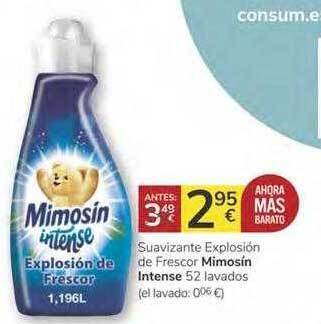 Consum Mimosín IntenseSuavizante Explosión De Frescor oferta