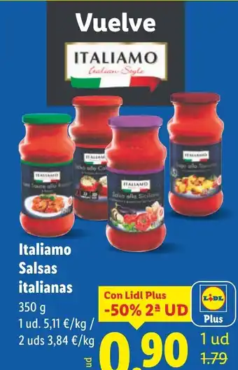 ITALIAMO Salsas italianas