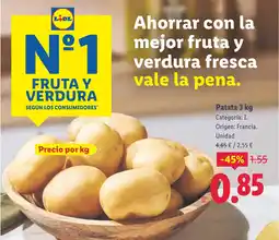 Lidl Patata oferta