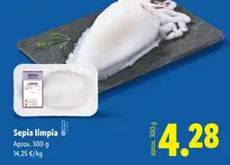 Lidl Sepia limpia oferta