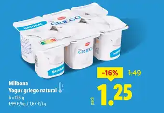 MILBONA Yogur griego natural!