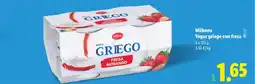 Lidl MILBONA Yogur griego con fresa oferta