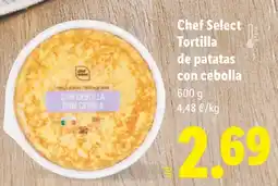 Lidl Chef Select Tortilla de patatas con cebolla oferta