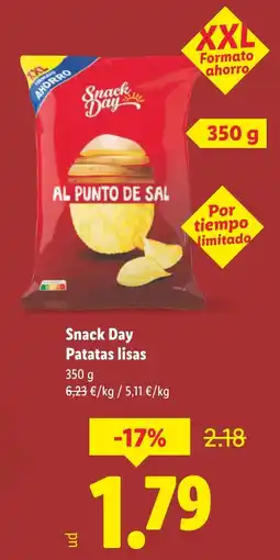 Lidl SNACK DAY Patatas lisas oferta