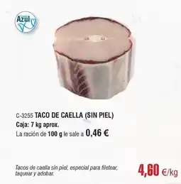 Abordo Taco de caella oferta