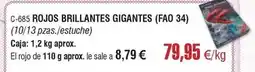 Abordo Rojos brillantes gigantes (fao 34) oferta