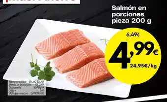 Salmon porciones