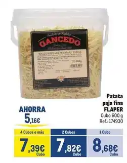 Makro Gancedo - patata paja fina oferta