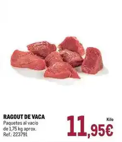 Makro Ragout de vaca oferta