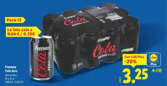 Lidl FREEWAY Cola Zero oferta