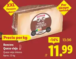 Lidl RONCERO Queso viejo oferta