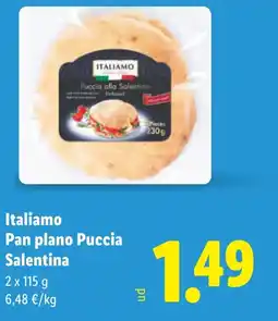 Lidl ITALIAMO Pan plano Puccia Salentina oferta