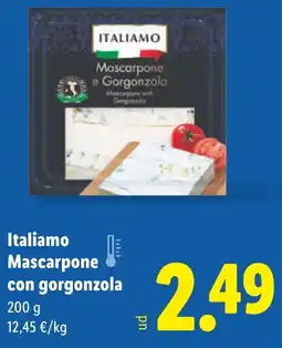 Lidl ITALIAMO Mascarpone con gorgonzola oferta