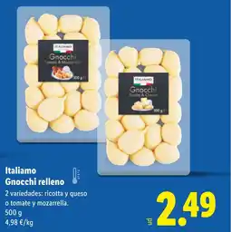 Lidl ITALIAMO Gnocchi relleno oferta