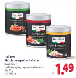 Lidl ITALIAMO Mezcla de especias italianas oferta