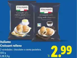 Lidl ITALIAMO Croissant relleno oferta