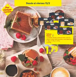 Lidl ITALIAMO Postres oferta