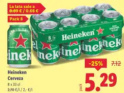 Lidl HEINEKEN Cerveza oferta