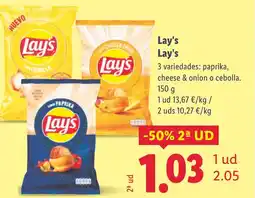 Lidl LAY'S oferta