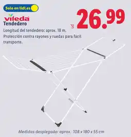 Lidl VILEDA Tendedero oferta