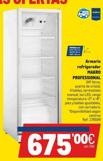 Makro Armario refrigerado makro oferta