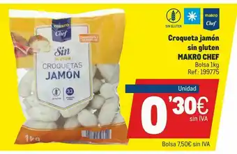 Makro Croquetas de jamón makro oferta