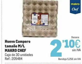 Makro Huevos makro oferta