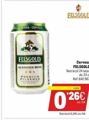 Makro Cerveza felsgold oferta