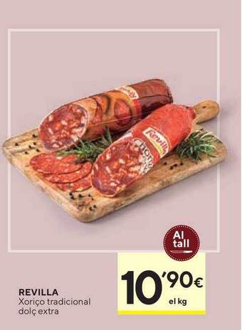 Caprabo Revilla Xoriço Tradicional Dolç Extra oferta
