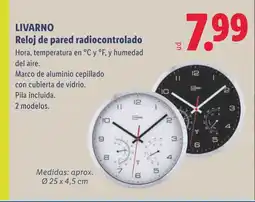 Lidl LIVARNO Reloj de pared radiocontrolado oferta