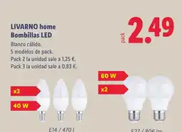 Lidl LIVARNO home Bombillas LED oferta