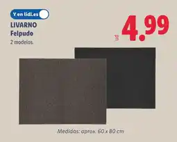Lidl LIVARNO Felpudo oferta