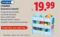Lidl Livarno estantería infantil oferta
