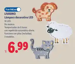 Lidl LIVARNO Lámpara decorativa LED oferta