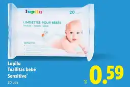 Lidl LUPILU Toallitas bebé Sensitive oferta