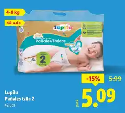 Lidl LUPILU Pañales talla 2 oferta