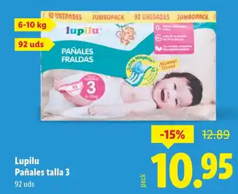 Lidl LUPILU Pañales talla 3 oferta