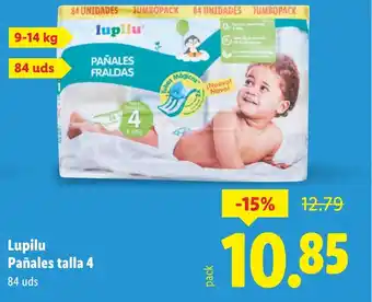 Lidl LUPILU Pañales talla 4 oferta